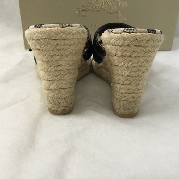 Burberry Nova Check Slip-On Espadrilles, Size 5. - Picture 7 of 11